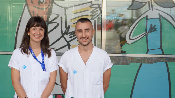 Javier Garcia i Debora Sierra recerca d'infermeria