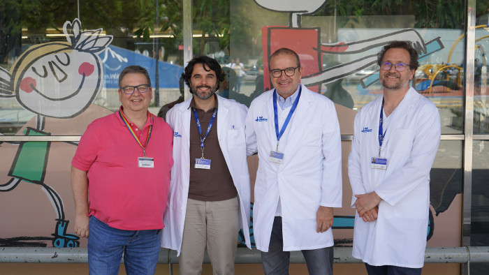 Equip de Vall d'Hebron de l'estudi sobre càncer infantil i COVID-19
