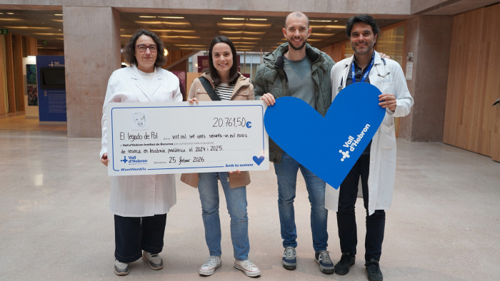 Moment de la donació de El Legado de Pol