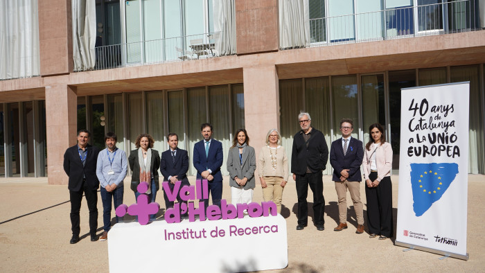 Representants del VHIR, Generalitat de Catalunya, Comissió Europea i BAAS Arquitectura