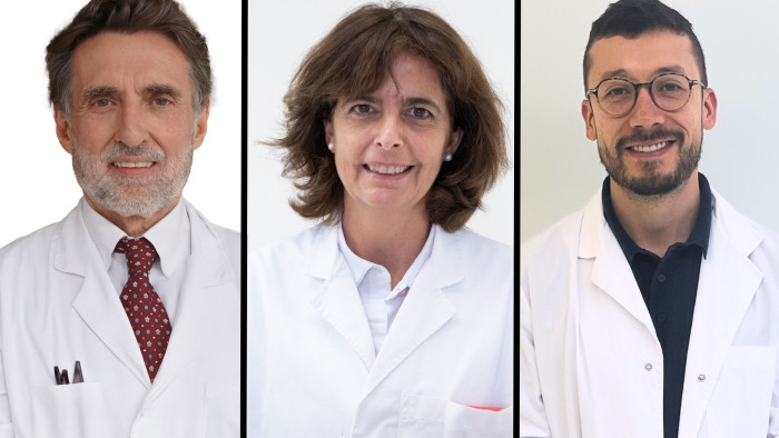 Dr. Xavier Montalban, Dra. Mar Tintoré i Dr. René Carvajal