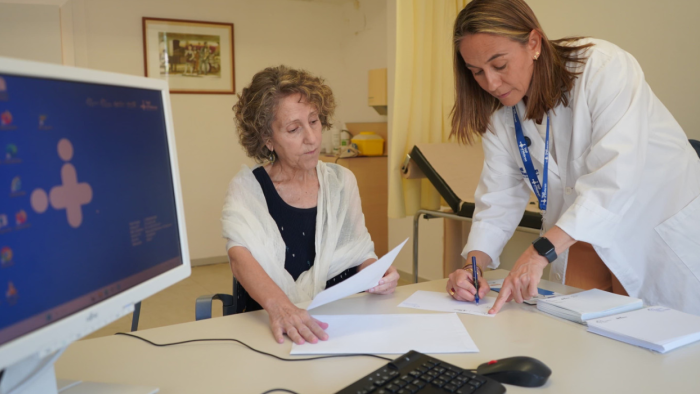 Pacient amb doctora