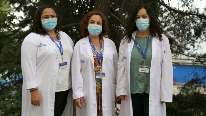 Dra. Alexandra Navarro, Dra. Marta Garrido, Dra. Jéssica Camacho