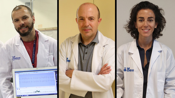 Dr. Jorge Pagola, Dr. Miquel Vila i Dra. Patricia Pozo Rosich