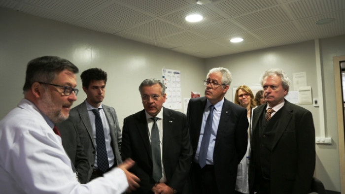 Visita del Consell Nacional de Seguretat a l'Hospital Universitari Vall d'Hebron