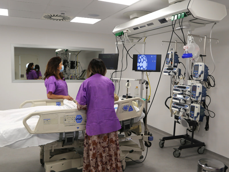 Sala de Cures Intensives del Vall d'Hebron Centre de Simulació Clínica Avançada