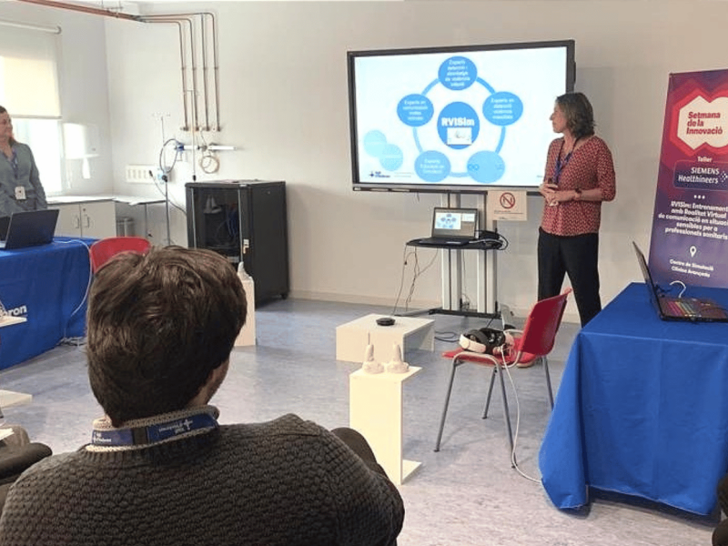 Taller de Realitat Virtual dins de la Setmana de la Innovació de Vall d'Hebron