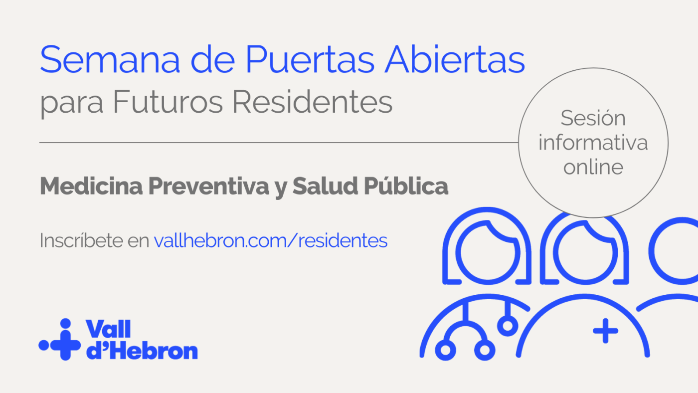 Sesión Informativa Medicina Preventiva y Salud Pública viernes 11 a las 12.30 h