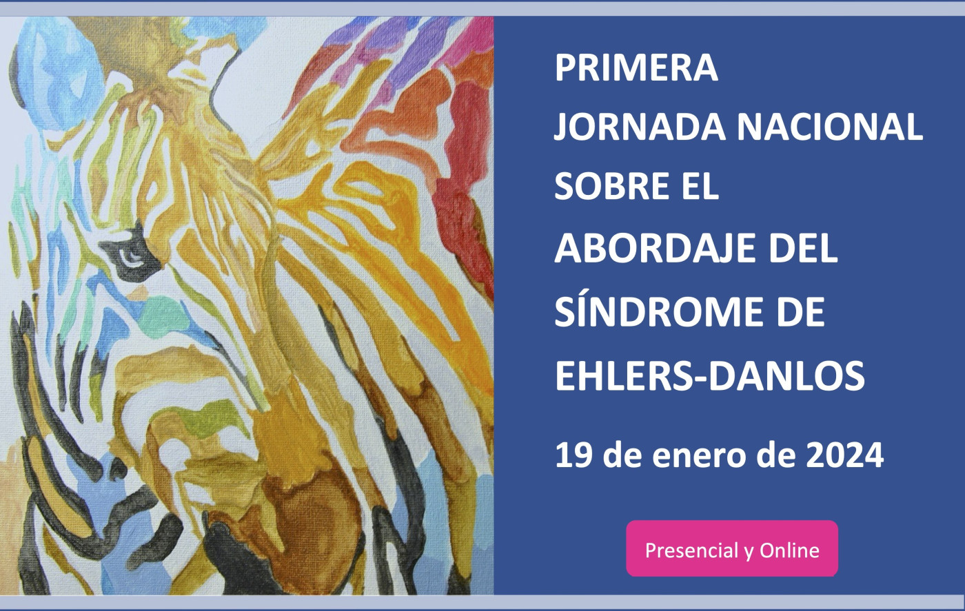 Cartell Jornada nacional sobre el abordaje del síndrome de Ehlers-Danlos hipermóvil