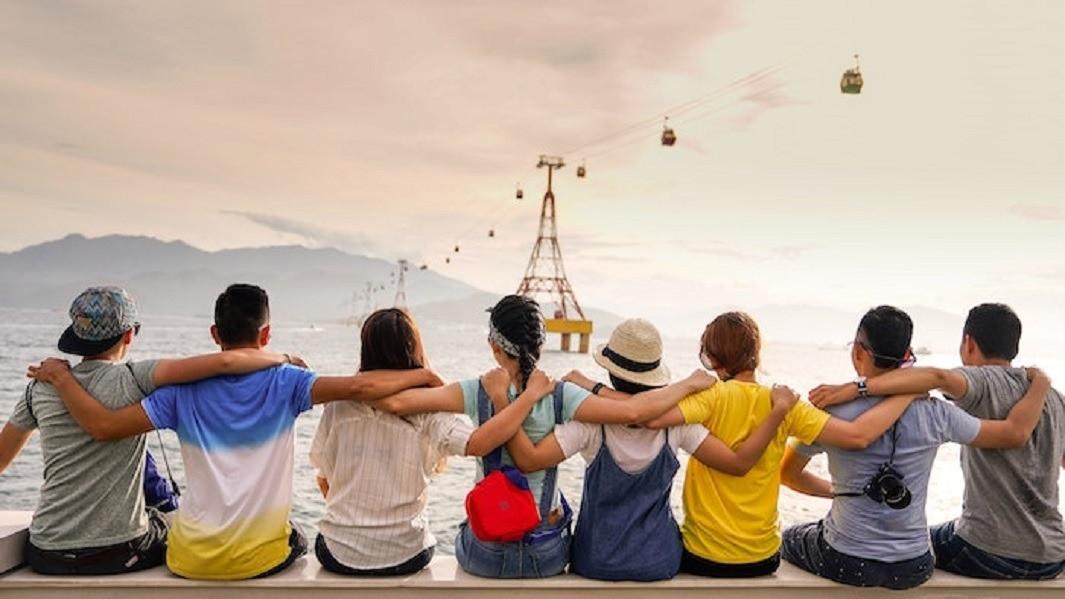 Grup de joves i adolescents
