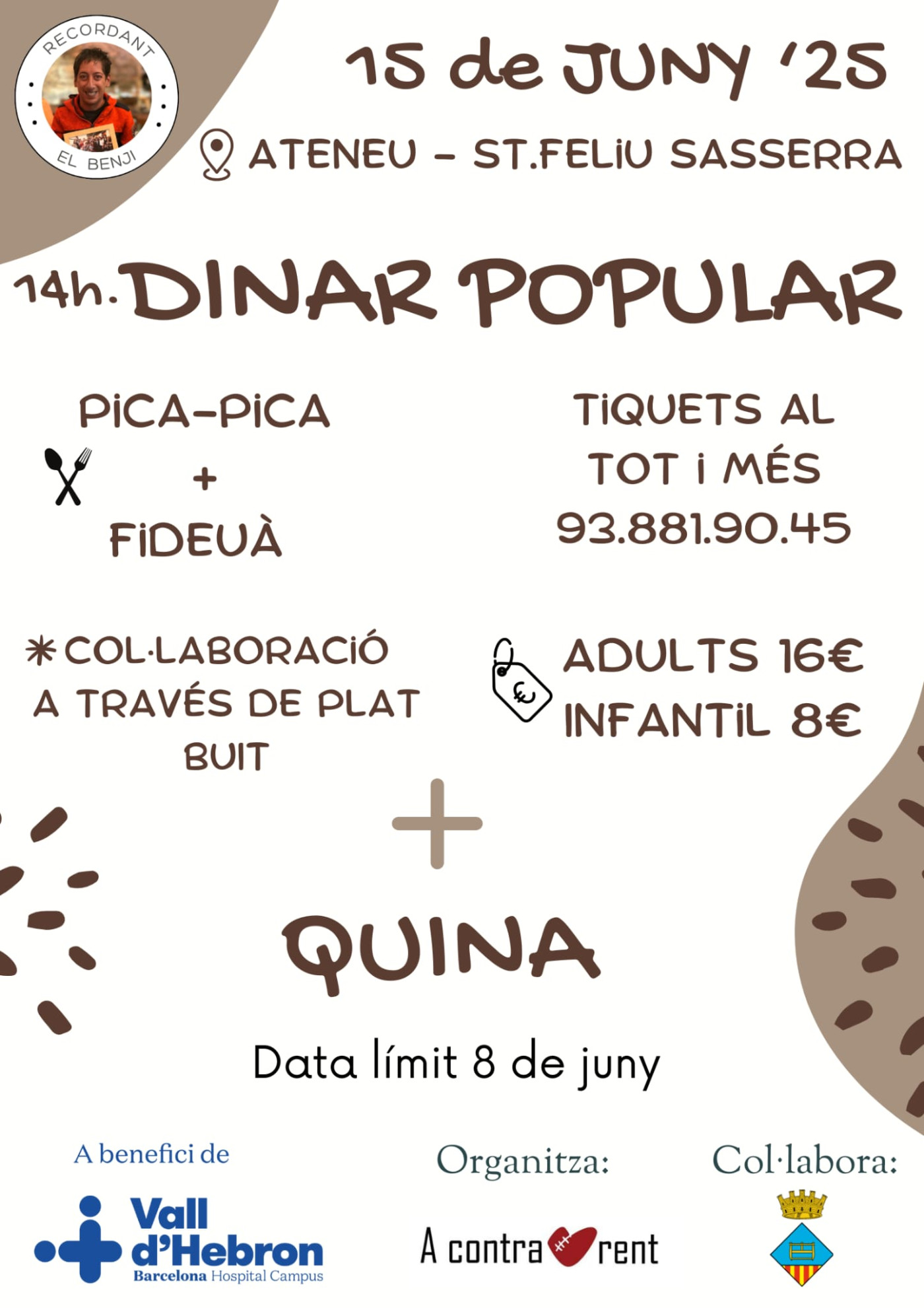 Dinar popular Associació Acontracorrent